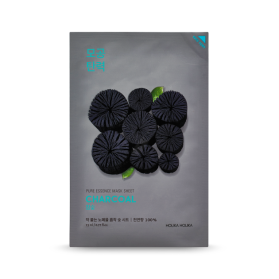 Pure Essence Mask Sheet - Charcoal (4pcs) [BUY 4 GET 1 FREE]